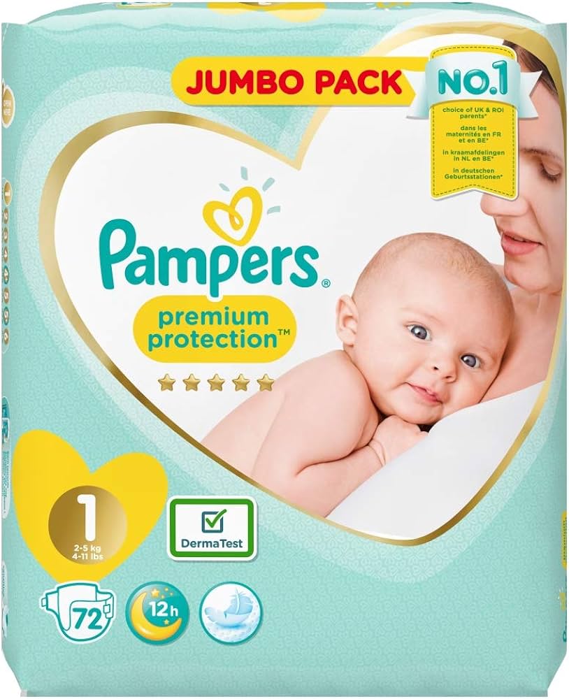 pampers pieluchy 1 rozmiar