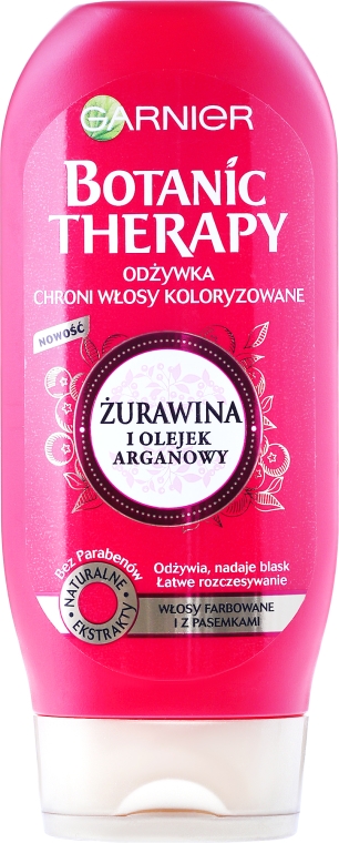 garnier botanic therapy odżywka do włosów żurawina i olejek arganowy