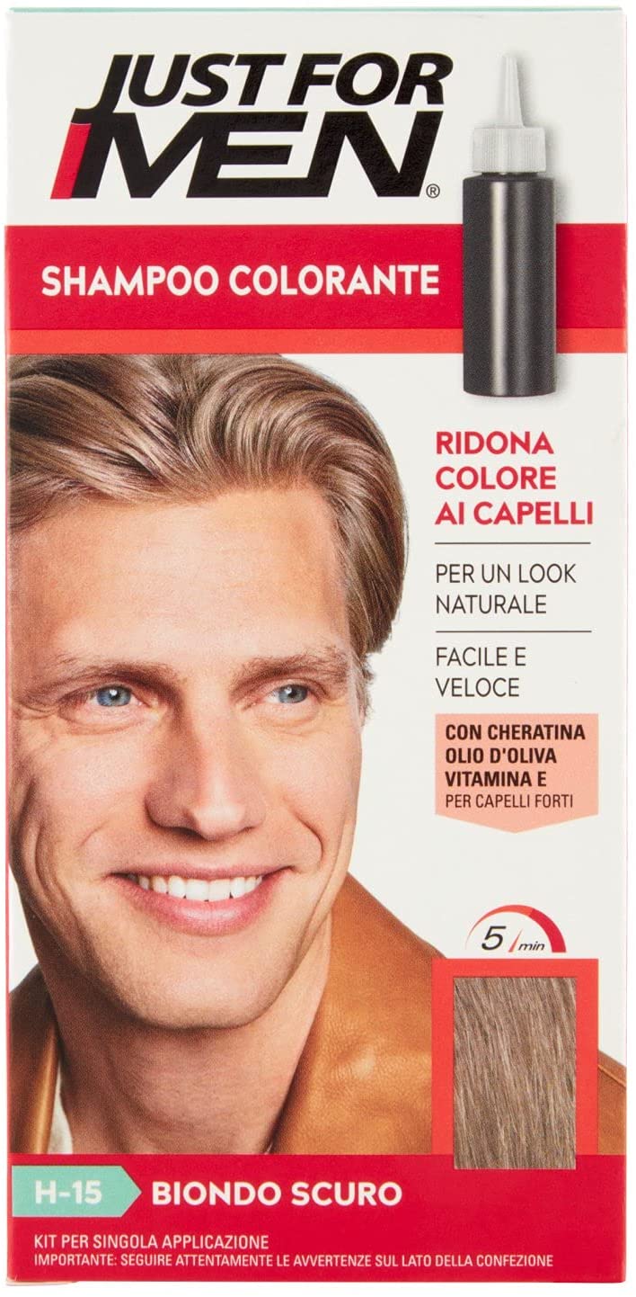 just for men szampon koloryzujący dla mężczyzn sendy blond