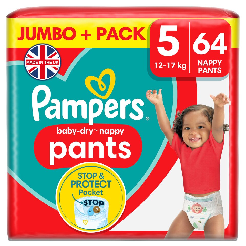 pieluchomajtki pampers 5 tesco 56