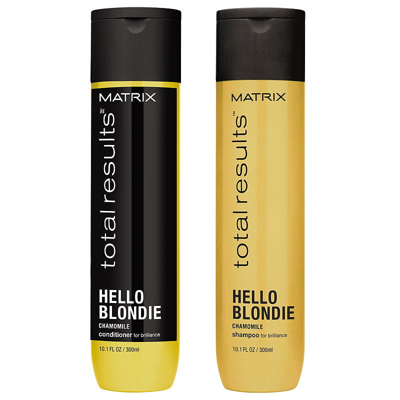 matrix total results hello blondie odżywka do włosów blond 300ml