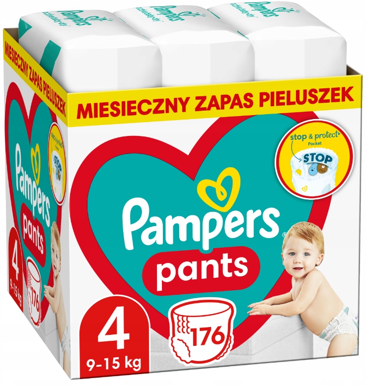 pieluchy pampers pants 4