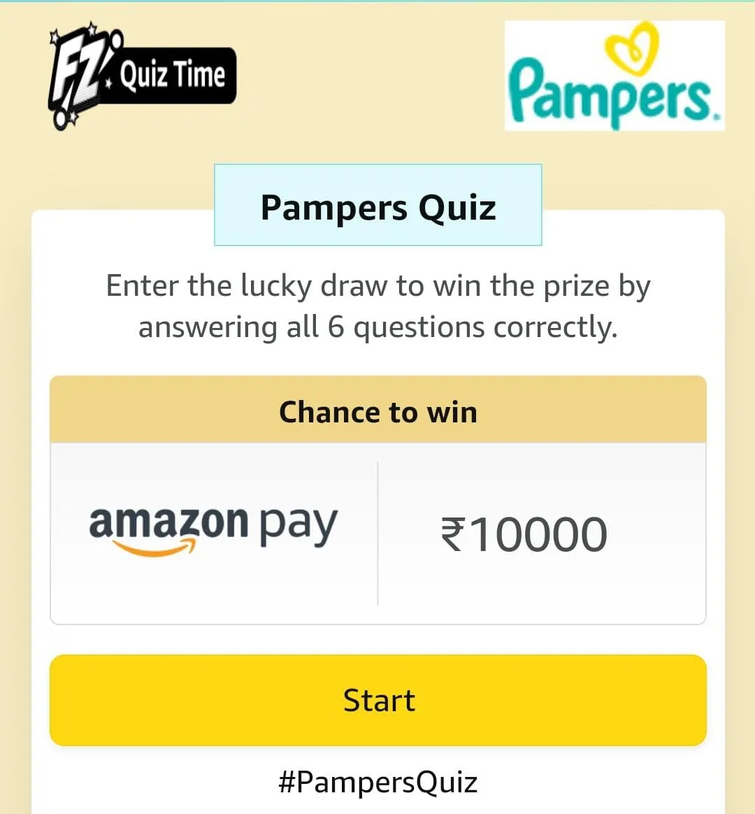 quiz pampers