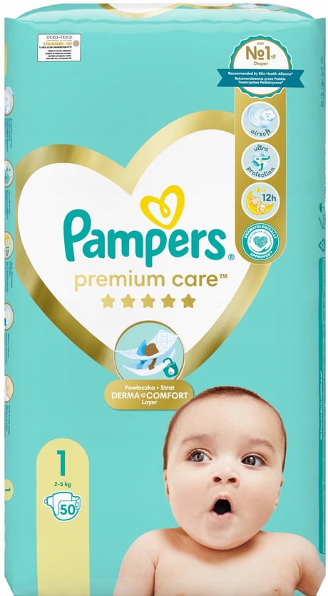 pieluszki pampers 1 2 mini newborn 168 sztuk allegro