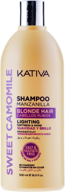 kativa sweet camomile szampon do włosów blond opinie