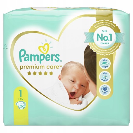 pampers premium care 1 newborn 66 szt rossmann