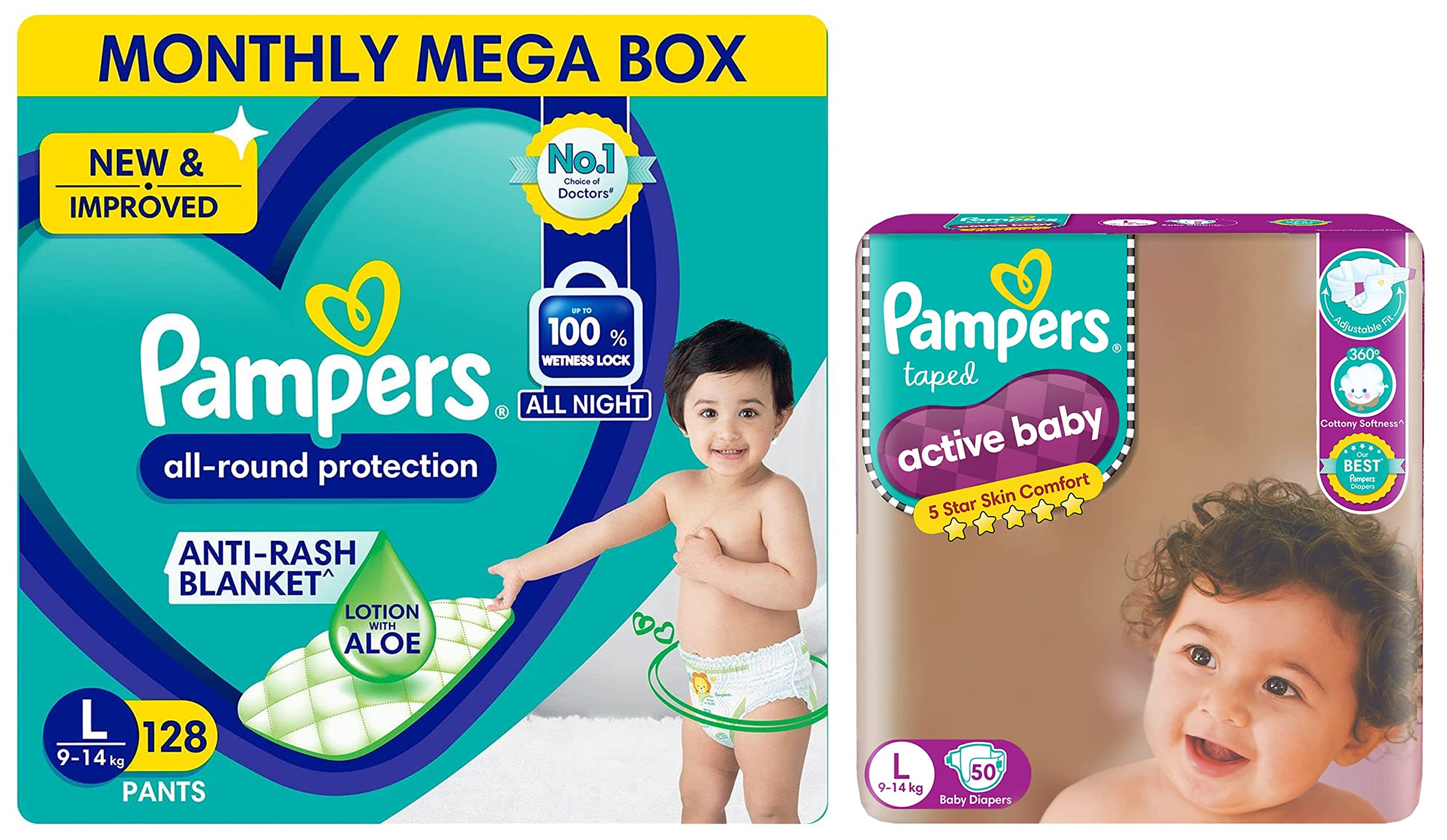 pampers active baby dry giant box