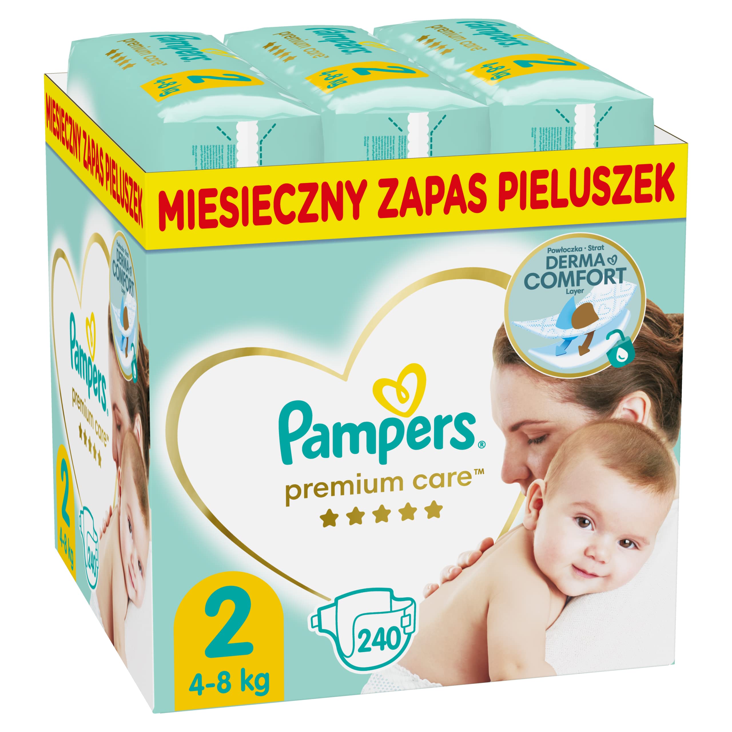 pampers premium care gorsze