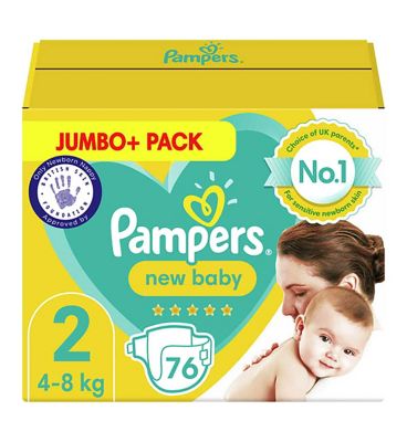 pampers new beby dry 76