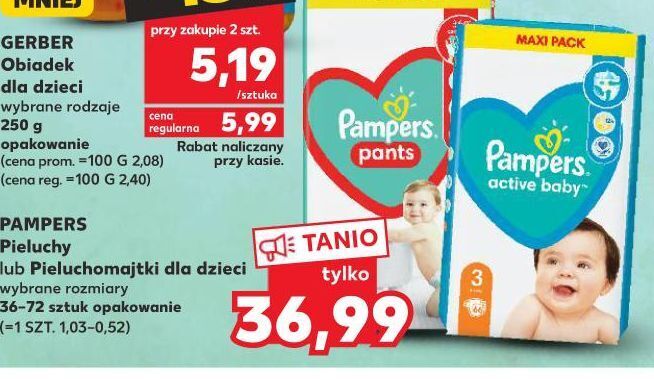 pampers sleep and play 4 promocja kaufland