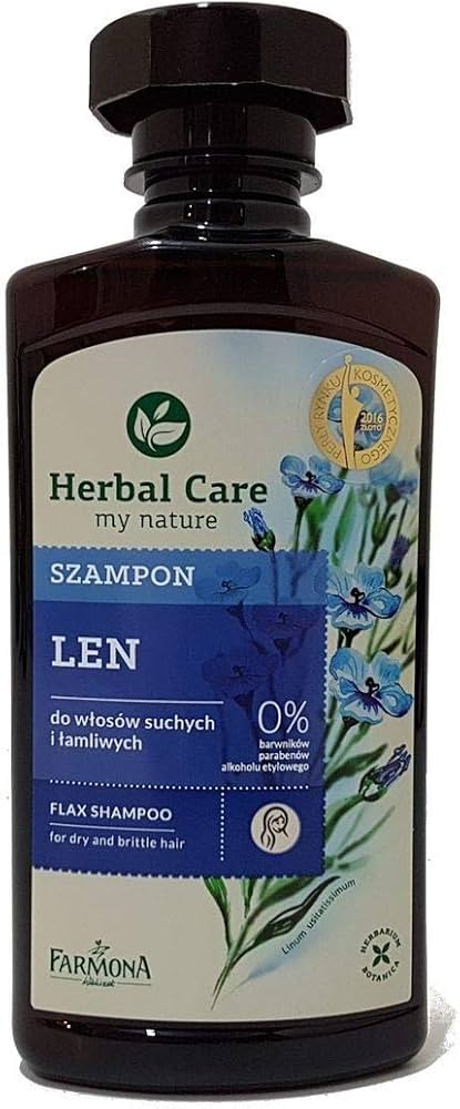 farmona herbal szampon do włosów suchych len