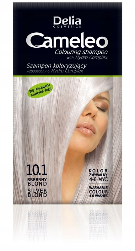 delia 10.1 srebrny blond cameleo szampon koloryzujący rossmann