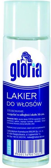 lakier do włosów gloria