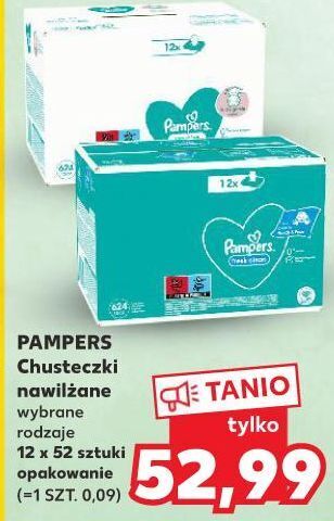 chusteczki nawilżane pampers kaufland