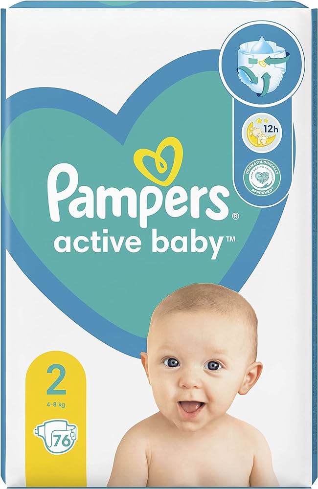 pampers 76 sztuki rozmiar 2