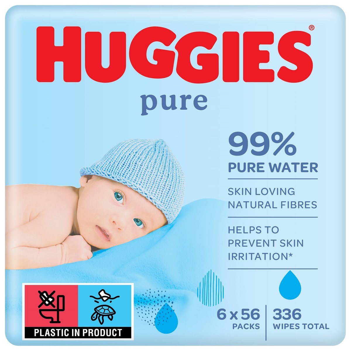 chusteczki nawilzane huggies w pudelku