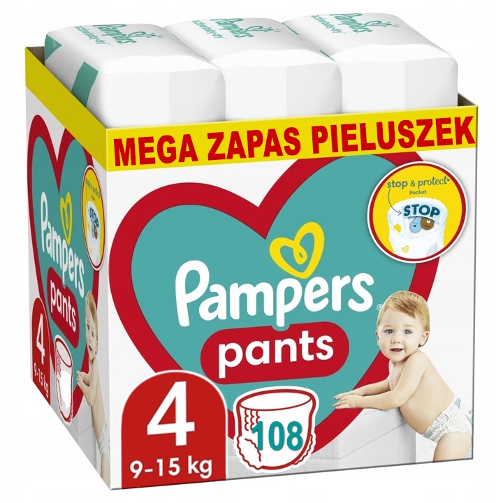 pampers pants 4 dla dziewczynki