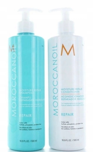 moroccanoil szampon i idzywka 500 ml repair