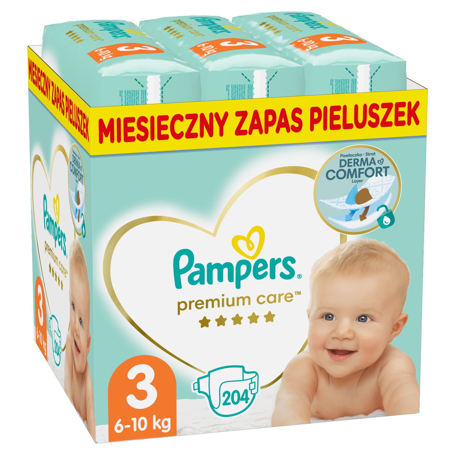 cena pieluszek pampers za pomocą guzika