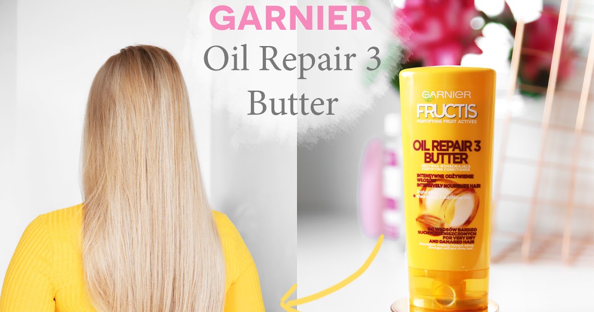 garnier fructis oil repair 3 butter wzmacniająca odżywka do włosów