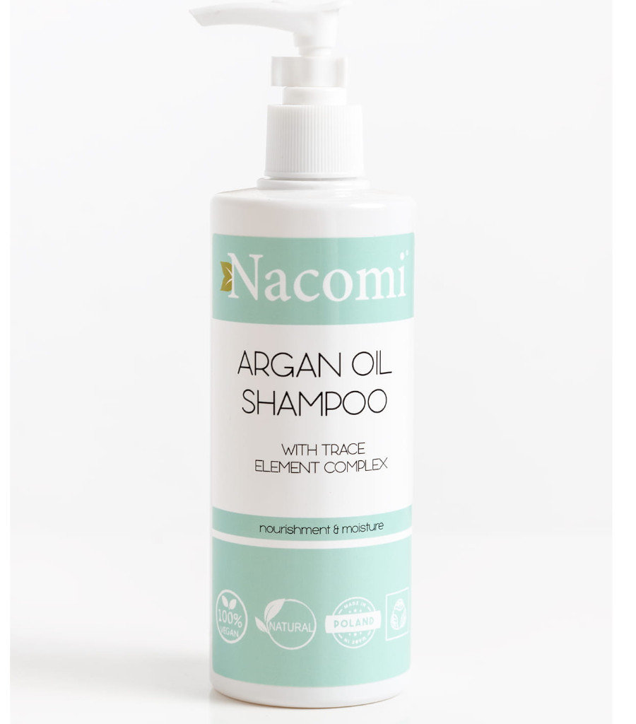 nacomi argan shampoo szampon wzmacniający