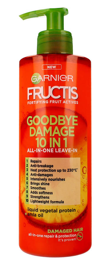 garnier fructis odżywka do włosów goodbye damage 10w1