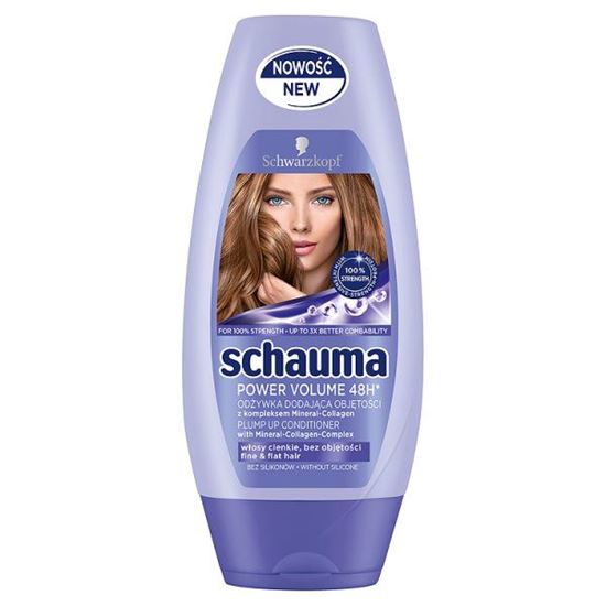 schwarzkopf schauma odżywka do włosów power volume