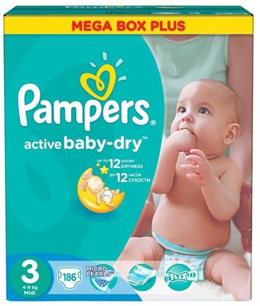 pampers active baby dry pieluchy rozmiar 3 midi 68 szt