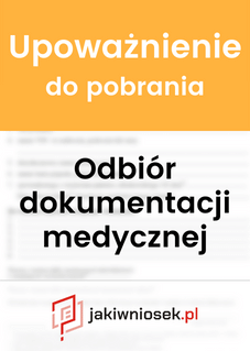 upoważnienie nfz do dbioru pieluchomajtki