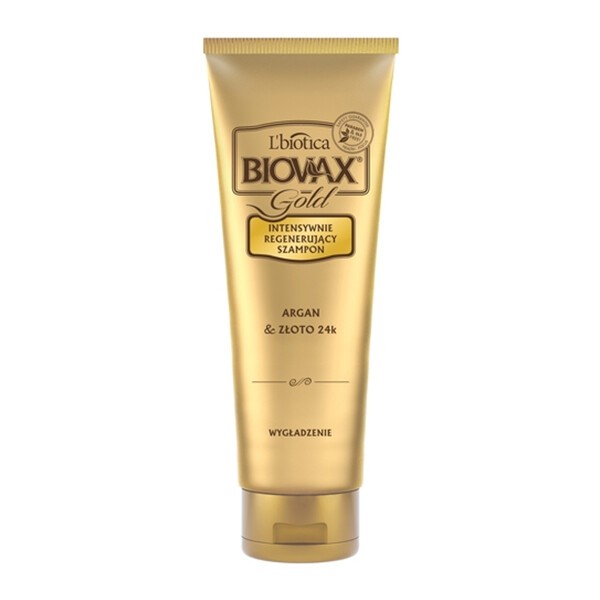 biovax glamour argan & złoto 24k szampon