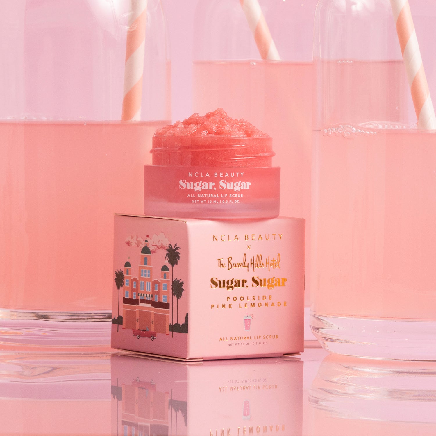 nspa pampering pink pepper and vanilla sugar scrub