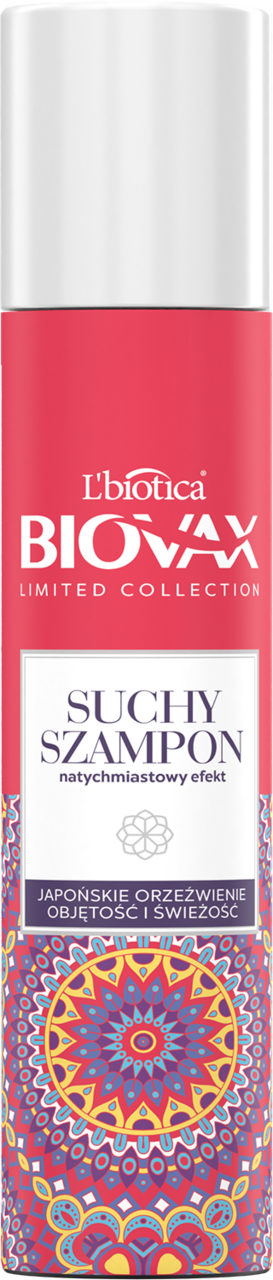 lbiotica biovax suchy szampon japońska wiśnia