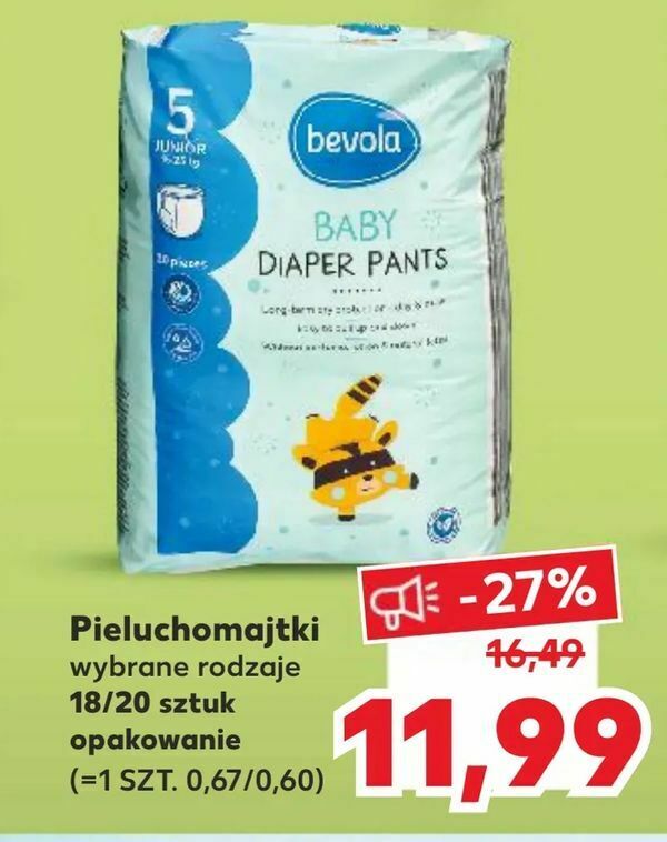 kaufland pieluchomajtki