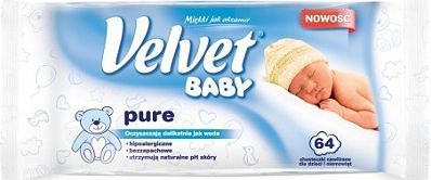 velvet baby chusteczki nawilżane pure sklad