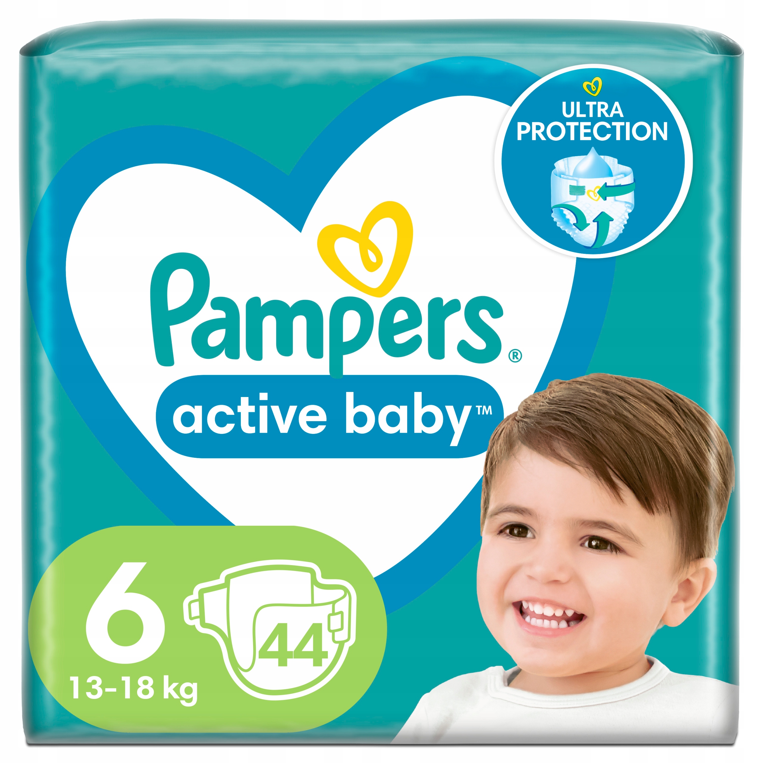 pampers active giga pack 128 szt