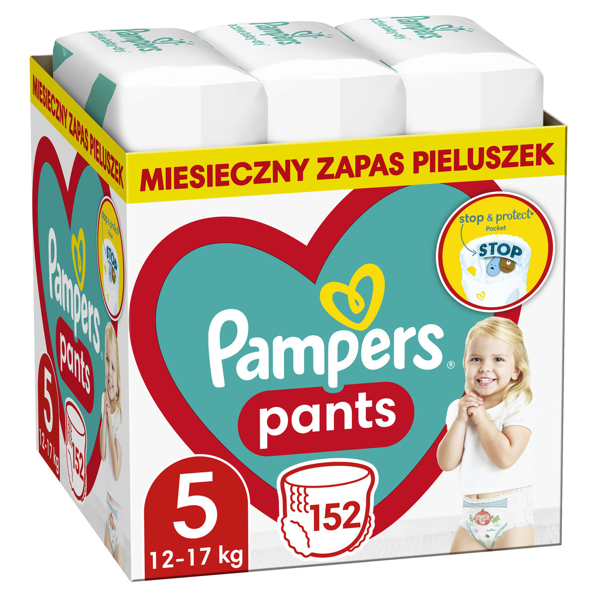 pieluchomajtki pampers box 5