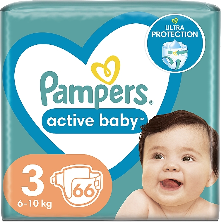 pampers active baby 3 6-10 кг