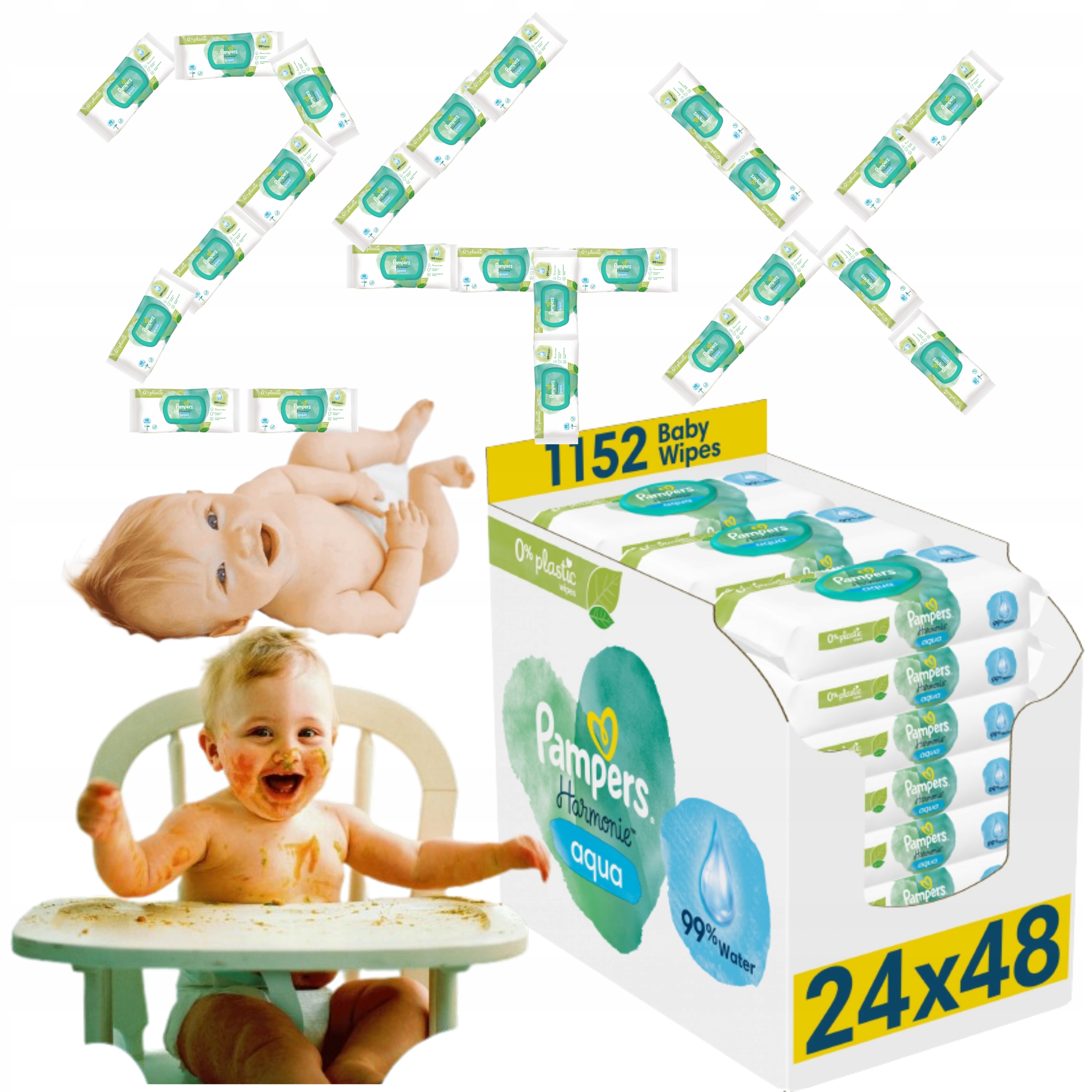 pampers pure chusteczki etesco