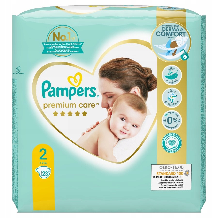 pampers mini 2 waga z opakowaniem