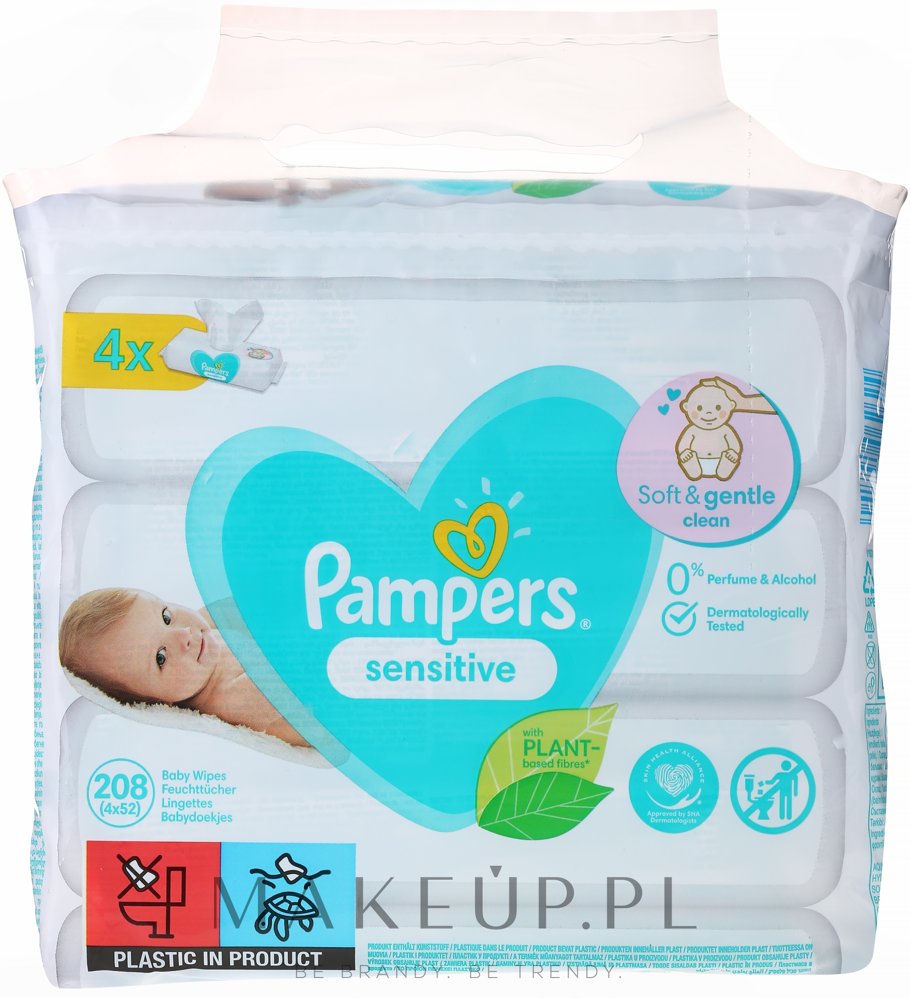 chusteczki nawilżane pampers x64