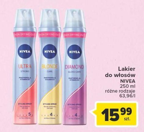 lakier do włosów nivea promocja