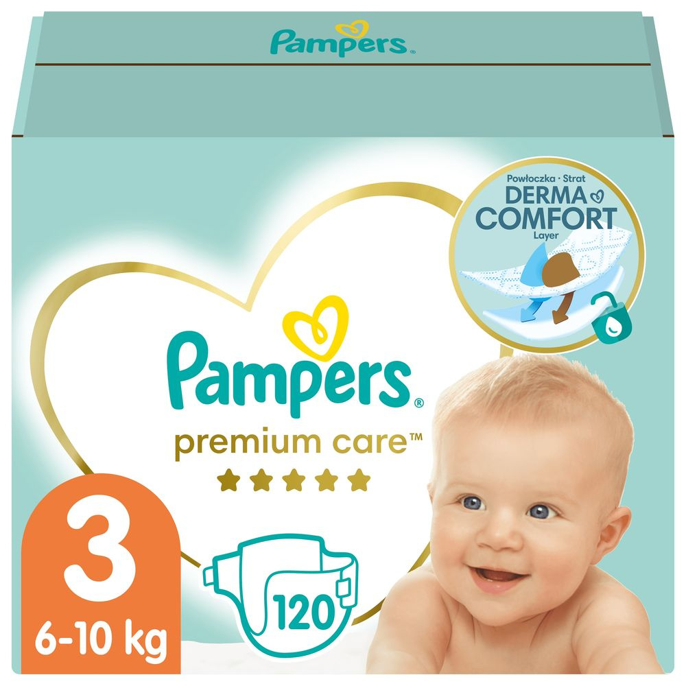 pampers care 3 120 szt