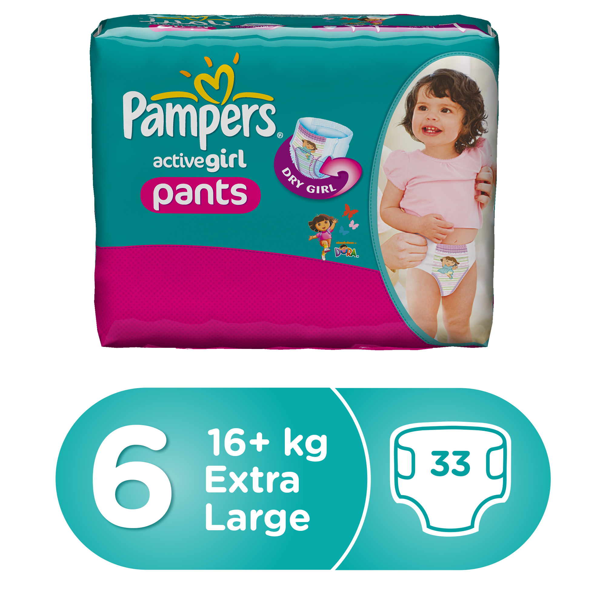 pampers active girl 6