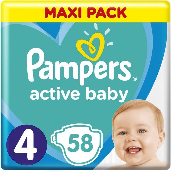 pieluchy pampers active baby 4