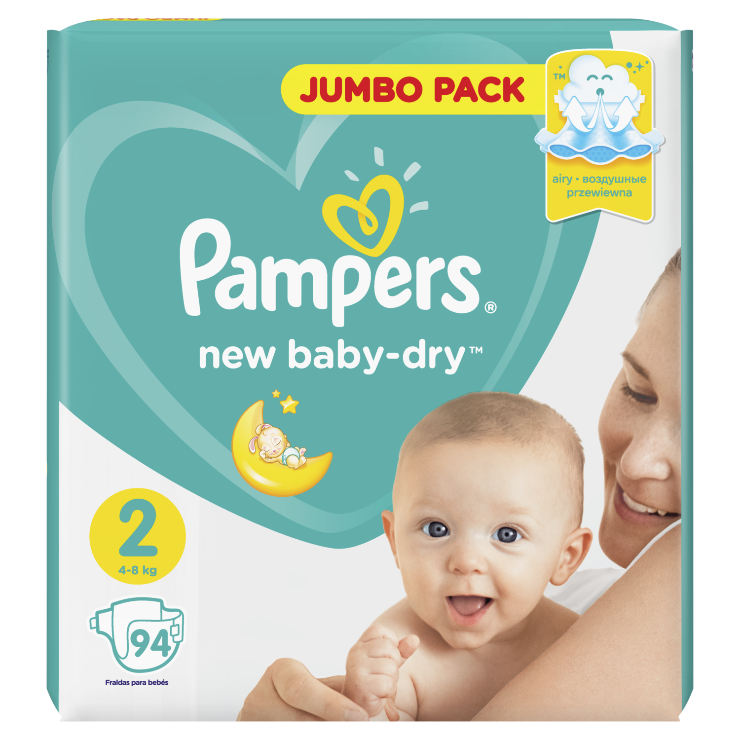 pampers new dry