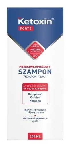 ketoxin forte przeciwłupieżowy szampon wzmacniający