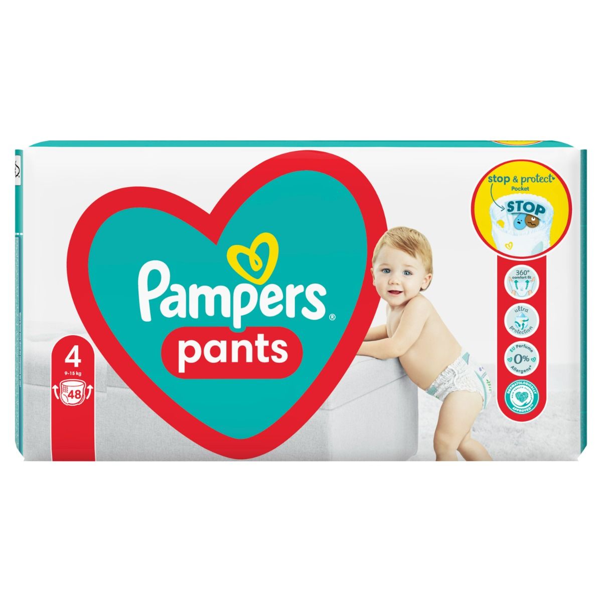 pieluchomajtki pampers pants 4 miesieczne opakowanie