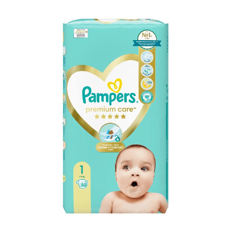 pampers premium care 1 newborn 2-5 kg