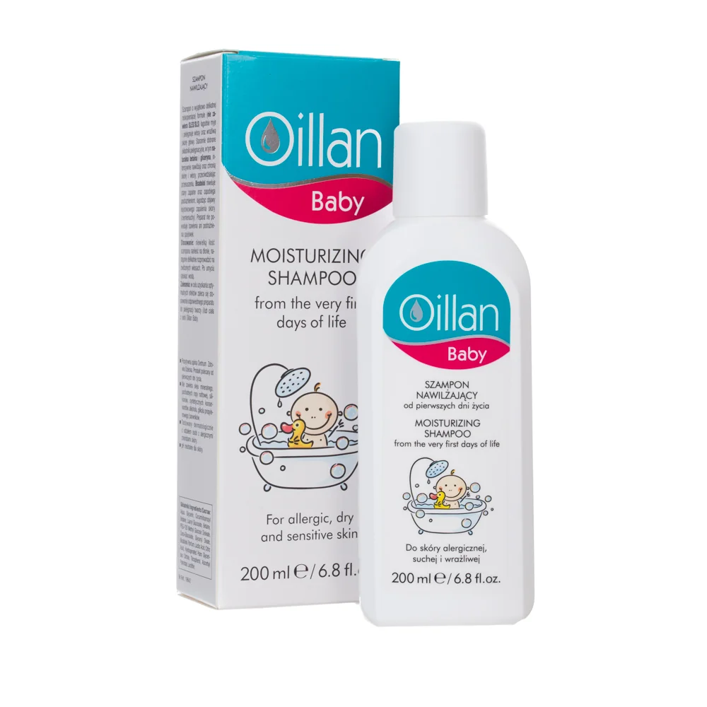 oillan baby szampon nawilżający 200 ml