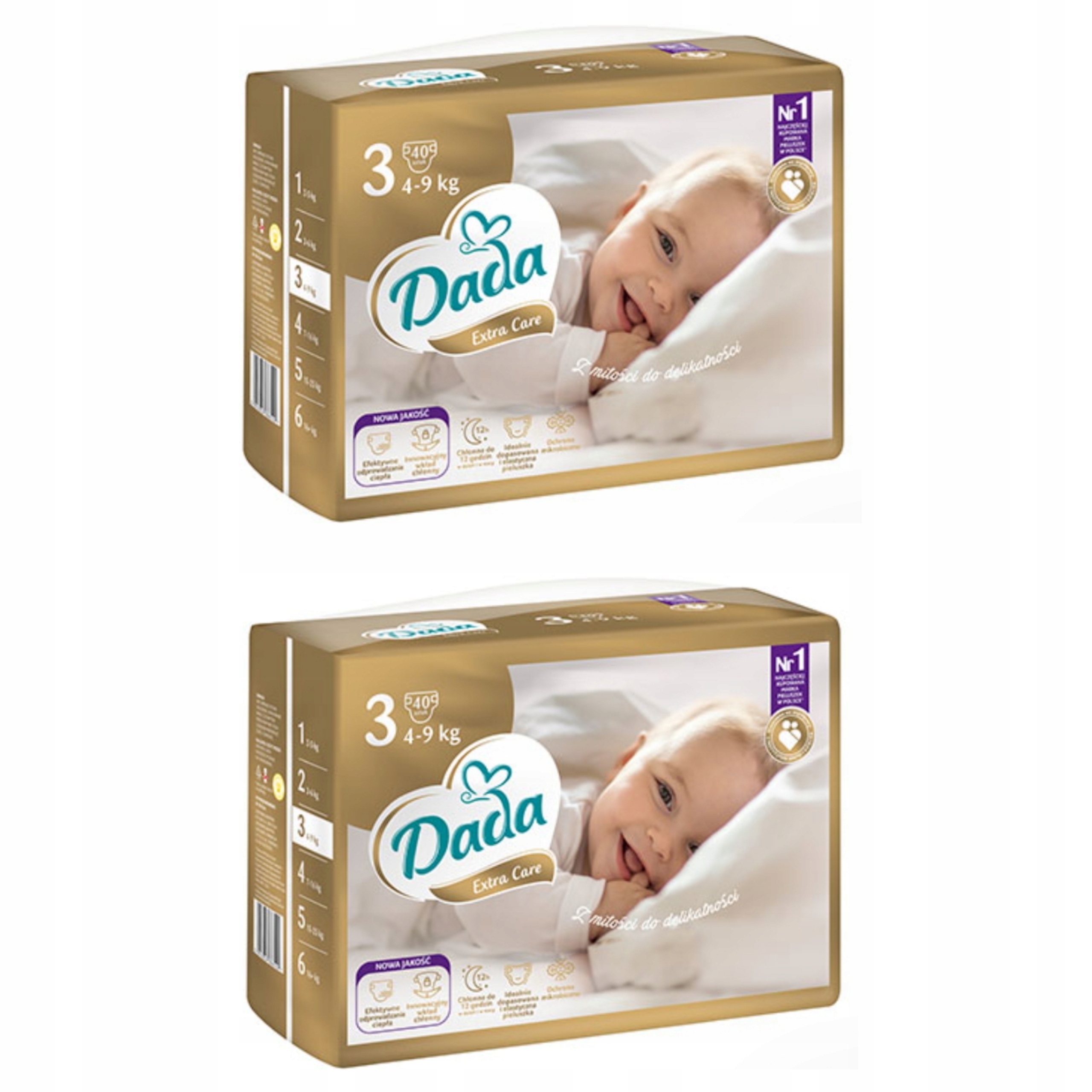 dada pieluchy extra care 4-9kg